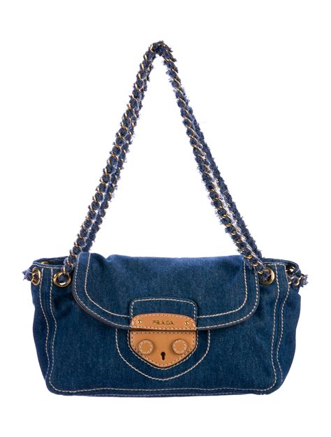 prada bag denim|prada evening bag.